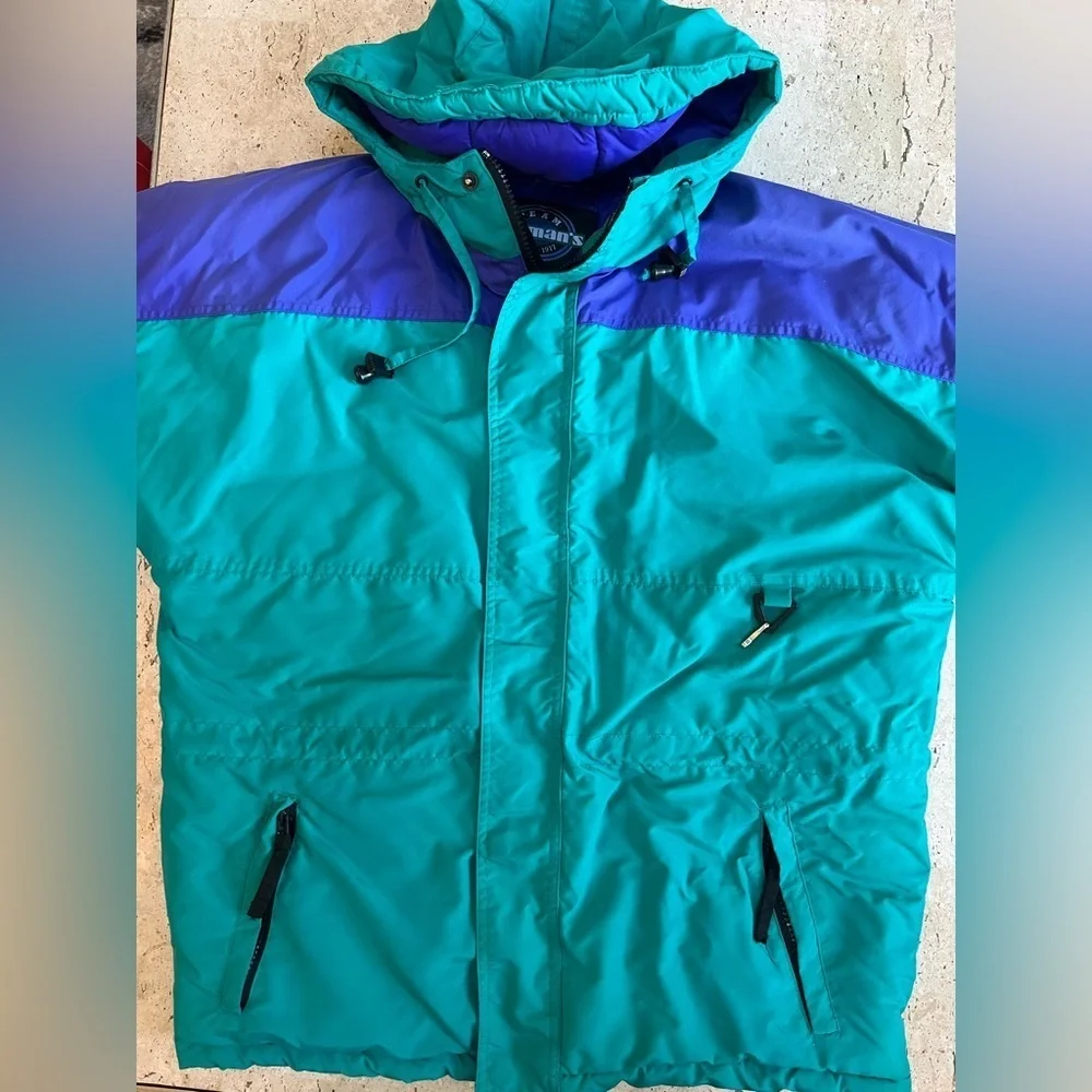 Team Herman’s 1990’s Retro Kid’s Ski Jacket Size Large 16-18